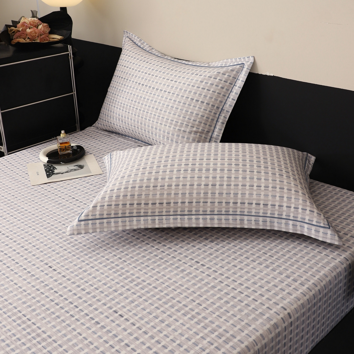 91家纺网 家纺一手货源 找家纺 金盛纺 2025新款全棉纯棉加厚磨毛印花单品床笠 床笠单件 锦知