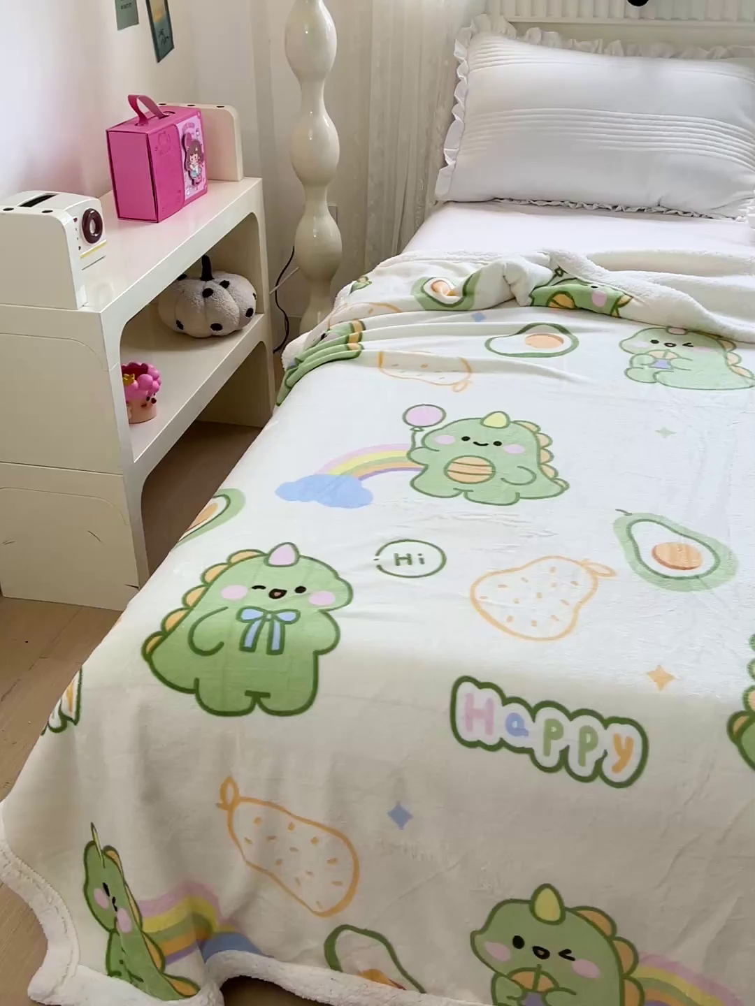 91家纺网 家纺一手货源 找家纺 （总）名兮 2025新款秋冬高克重牛奶绒羊羔绒多功能盖毯