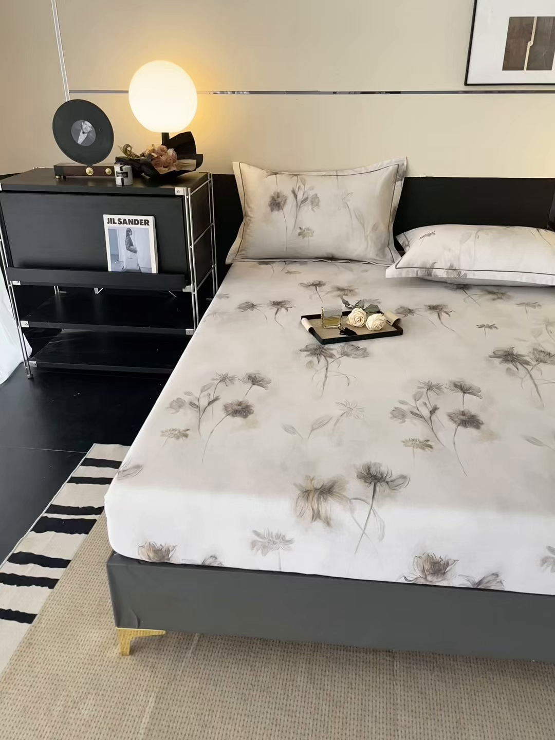 91家纺网 家纺一手货源 找家纺 金盛纺 2025新款全棉纯棉加厚磨毛印花单品床笠 床笠单件 嬉秋集