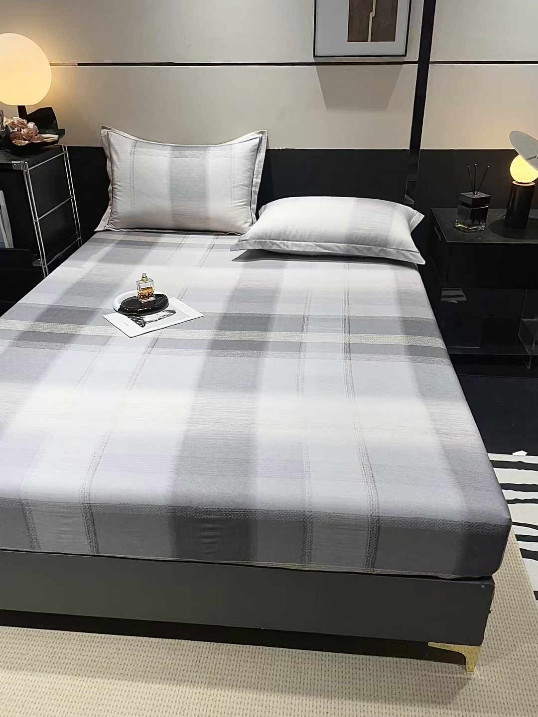 91家纺网 家纺一手货源 找家纺 金盛纺 2025新款全棉纯棉加厚磨毛印花单品床笠 床笠单件 轻织漫冬