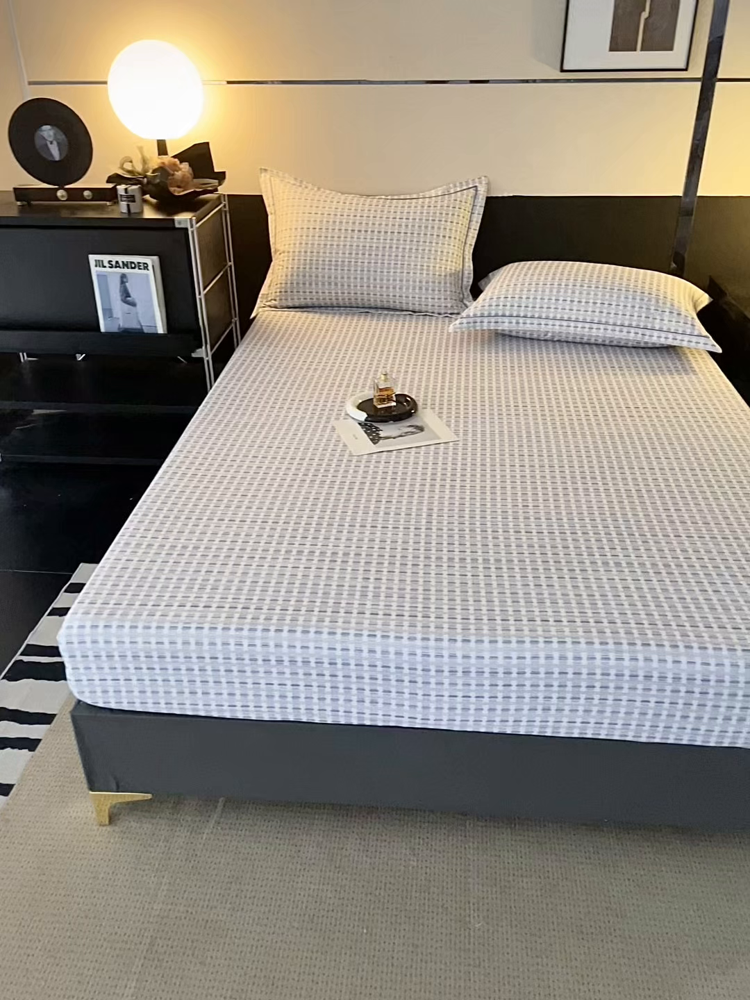 91家纺网 家纺一手货源 找家纺 金盛纺 2025新款全棉纯棉加厚磨毛印花单品床笠 床笠单件 锦知