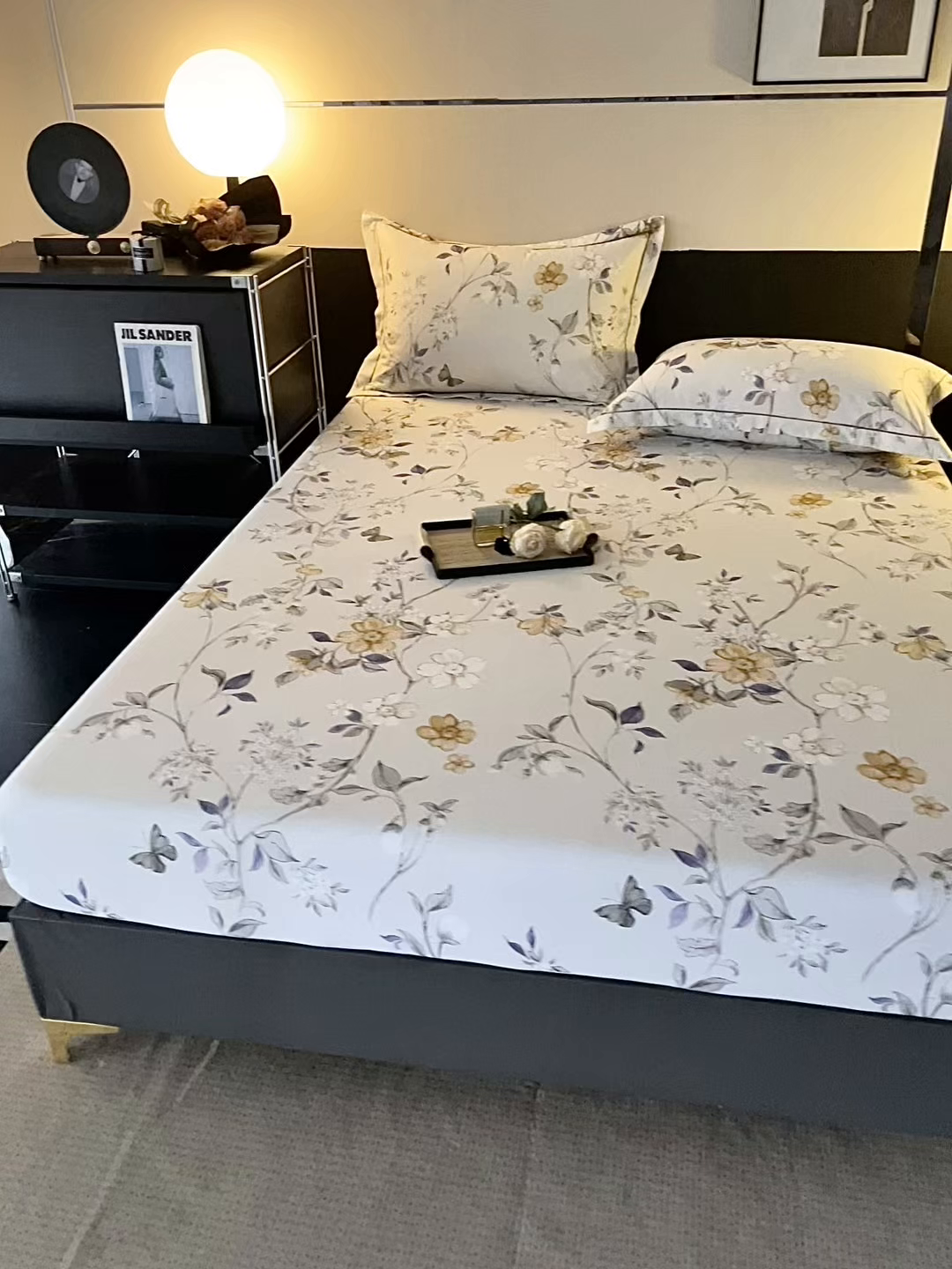 91家纺网 家纺一手货源 找家纺 金盛纺 2025新款全棉纯棉加厚磨毛印花单品床笠 床笠单件 硕朵