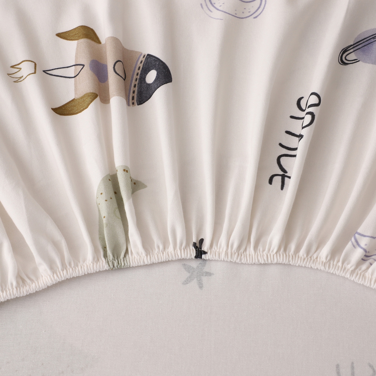 91家纺网 家纺一手货源 找家纺 金盛纺 2025新款全棉纯棉加厚磨毛印花单品床笠 床笠单件 太空漫步