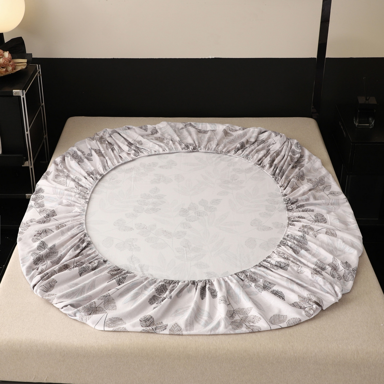 91家纺网 家纺一手货源 找家纺 金盛纺 2025新款全棉纯棉加厚磨毛印花单品床笠 床笠单件 奇幻曲