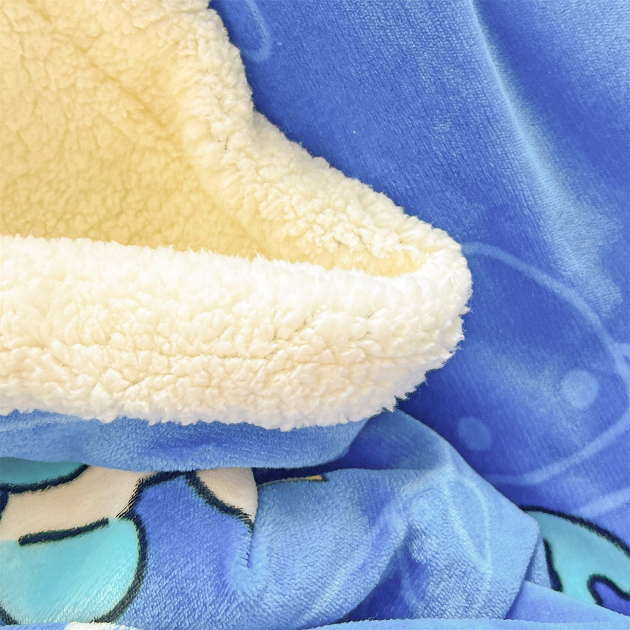 91家纺网 家纺一手货源 找家纺 名兮 2025新款秋冬高克重牛奶绒羊羔绒多功能盖毯 毛毯-太空人