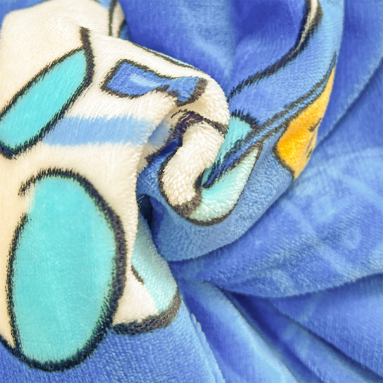 91家纺网 家纺一手货源 找家纺 名兮 2025新款秋冬高克重牛奶绒羊羔绒多功能盖毯 毛毯-太空人