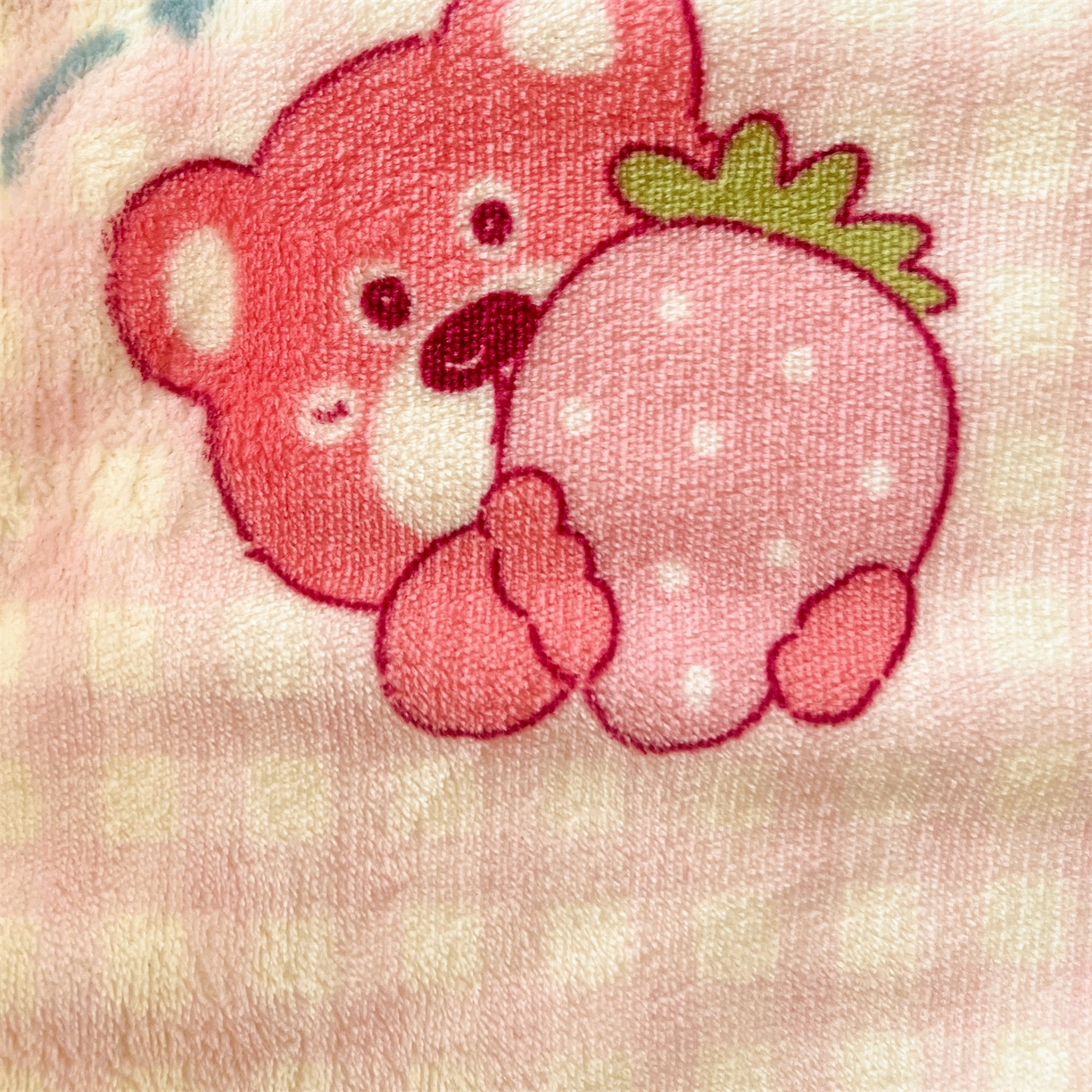 91家纺网 家纺一手货源 找家纺 名兮 2025新款秋冬高克重牛奶绒羊羔绒多功能盖毯 毛毯-甜蜜熊仔