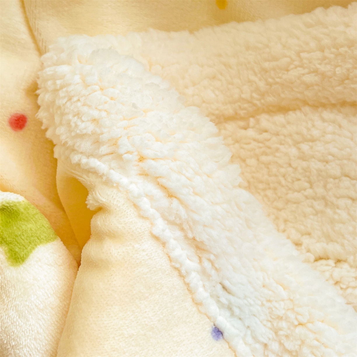 91家纺网 家纺一手货源 找家纺 名兮 2025新款秋冬高克重牛奶绒羊羔绒多功能盖毯 毛毯-童话星空