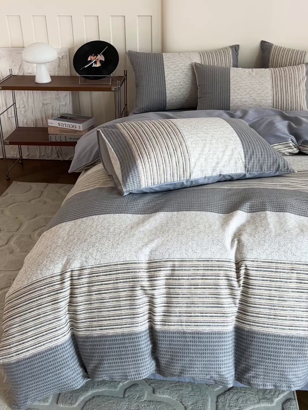 91家纺网 家纺一手货源 找家纺 （总）盛馨家纺 2025新款秋冬百分百全棉纯棉磨毛单双人被套单被套被套单件