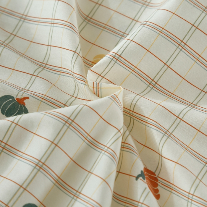 91家纺网 家纺一手货源 找家纺 益利多 2025新款全棉碎花纯棉卡通夹棉床裙单床裙三件套 橘络