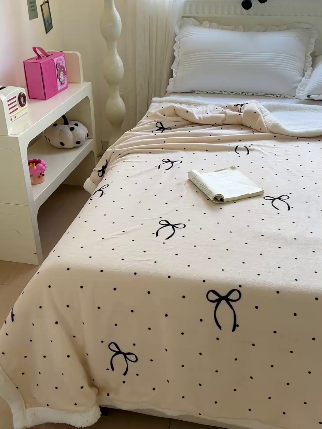 91家纺网 家纺一手货源 找家纺 名兮 2025新款秋冬高克重牛奶绒羊羔绒多功能盖毯 毛毯-小确幸