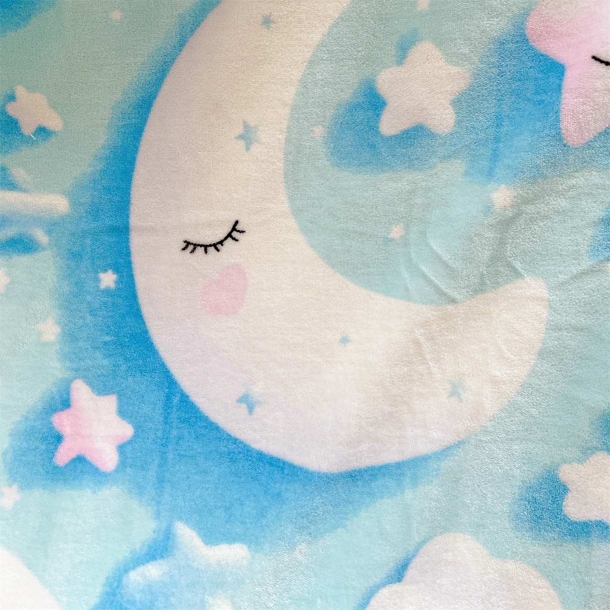 91家纺网 家纺一手货源 找家纺 名兮 2025新款秋冬高克重牛奶绒羊羔绒多功能盖毯 毛毯-星月传奇