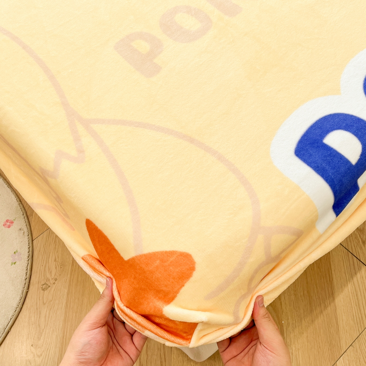 91家纺网 家纺一手货源 找家纺 （总）暮思家居 2025新款正版授权宝可梦大版牛奶绒数码印花单品床笠单件床笠(带标价格）