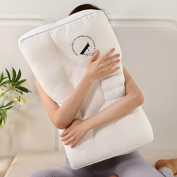 91家纺网 家纺一手货源 找家纺 （总）锦鲤枕芯 2025新款褶皱酒店枕芯护颈枕头48*74cm