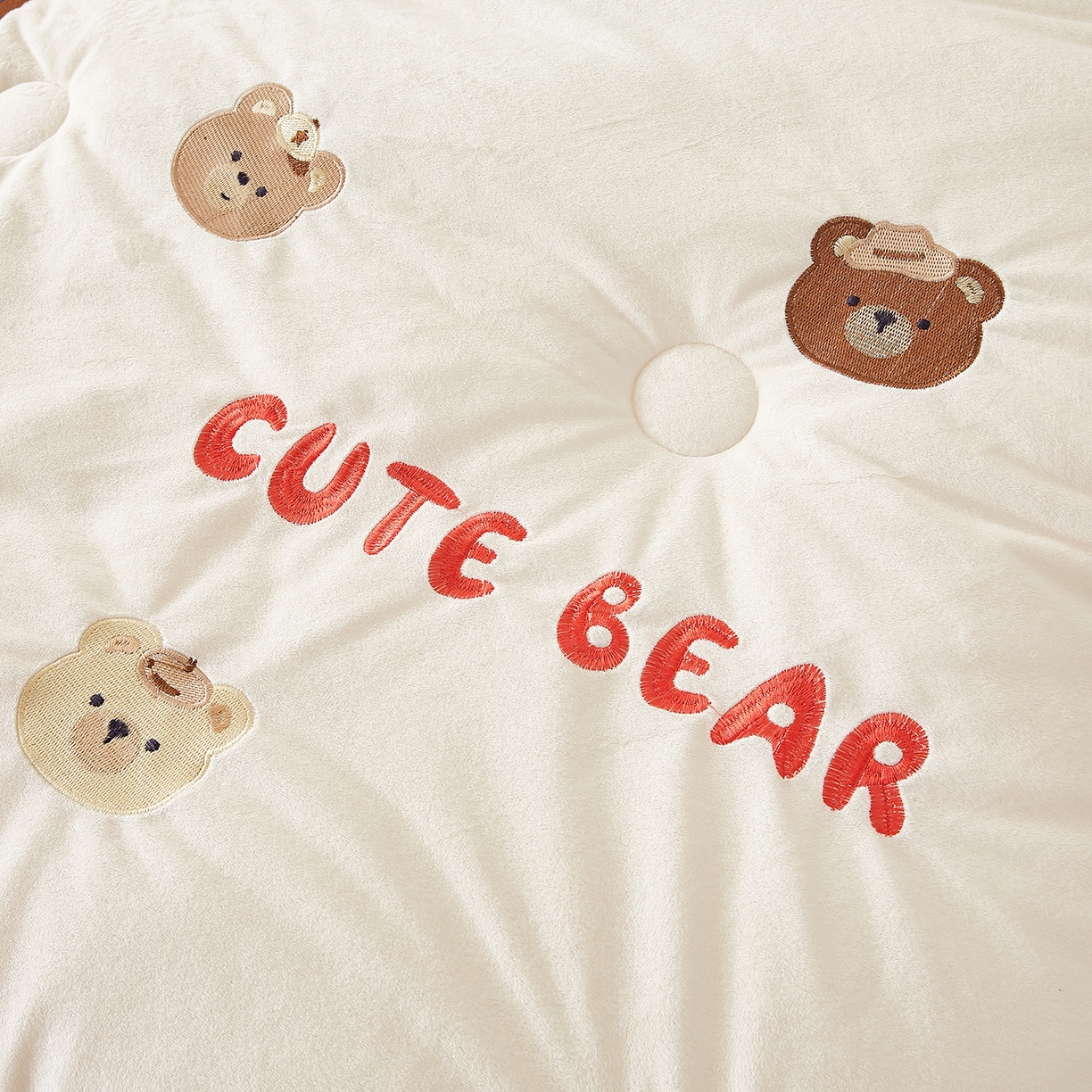 91家纺网 家纺一手货源 找家纺 合纵跨境工厂 2025秋冬新款恒温大豆被子被芯跨境外贸一件代发亚马逊希音包过核价-刺绣零压绒恒温大豆被 小熊