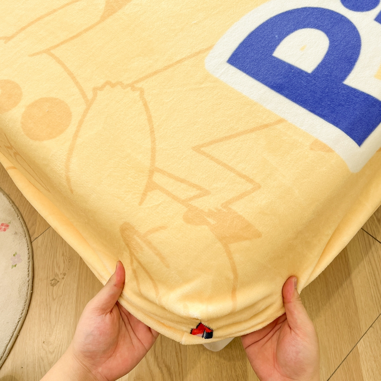 91家纺网 家纺一手货源 找家纺 暮思家居 2025新款正版授权宝可梦大版牛奶绒数码印花单品床笠单件床笠(带标价格） 绒A版-神奇宝贝