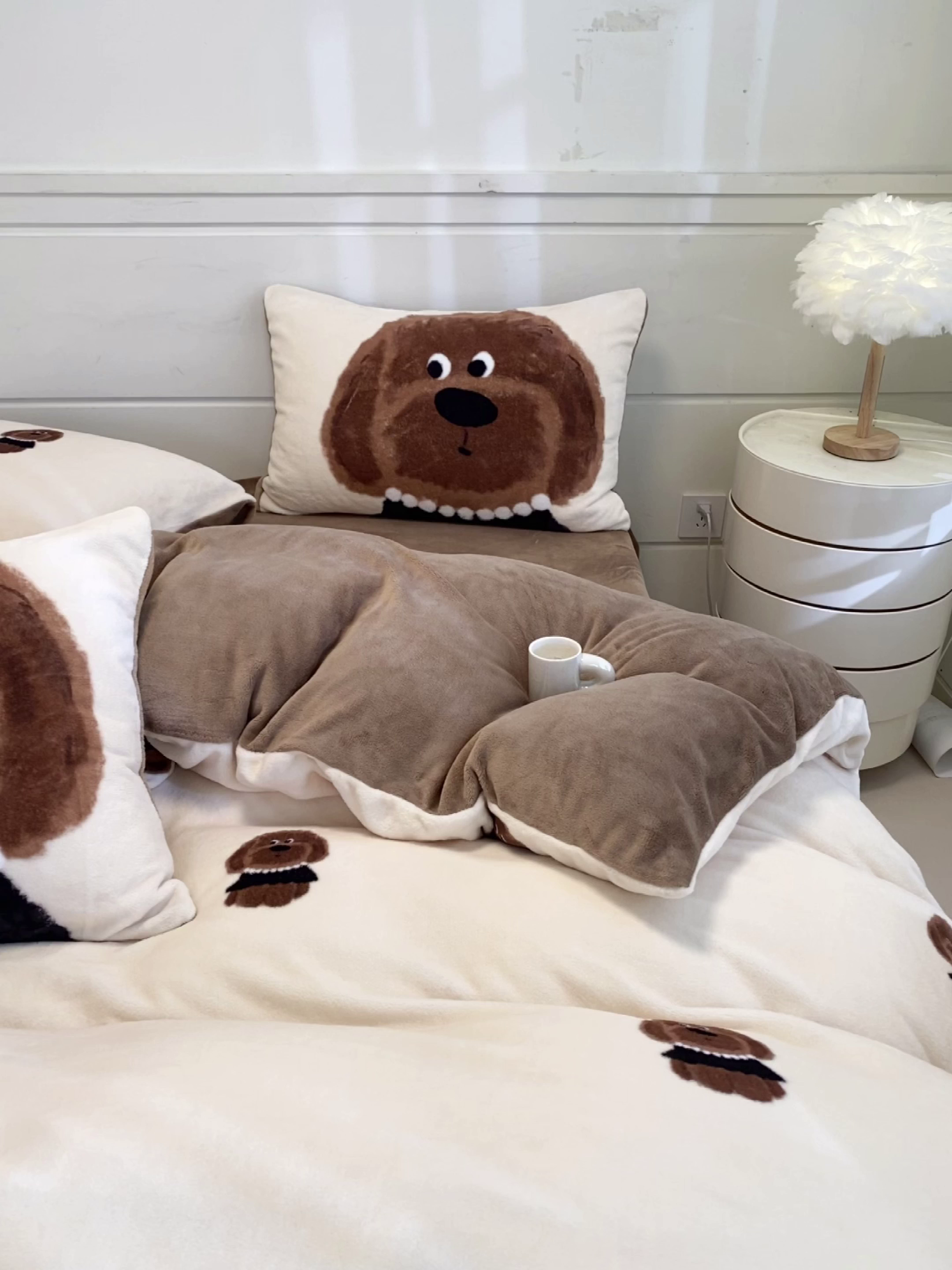 91家纺网 家纺一手货源 找家纺 （总）如一 2025新款A类高克重印花牛奶绒四件套