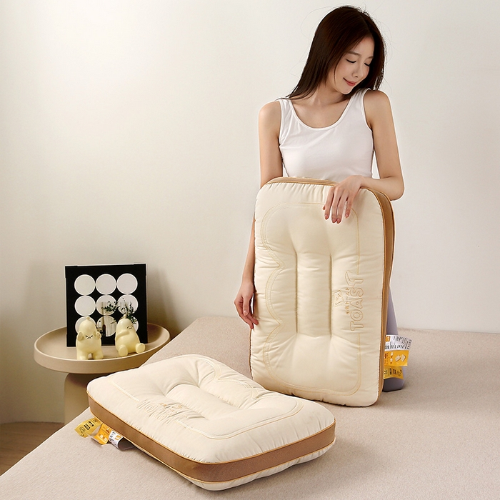 91家纺网 家纺一手货源 找家纺 （总）锦鲤枕芯 2023新款吐司面包枕芯护颈枕头48*74cm