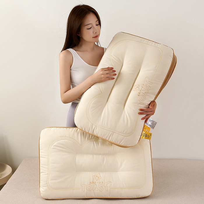 91家纺网 家纺一手货源 找家纺 （总）锦鲤枕芯 2023新款吐司面包枕芯护颈枕头48*74cm