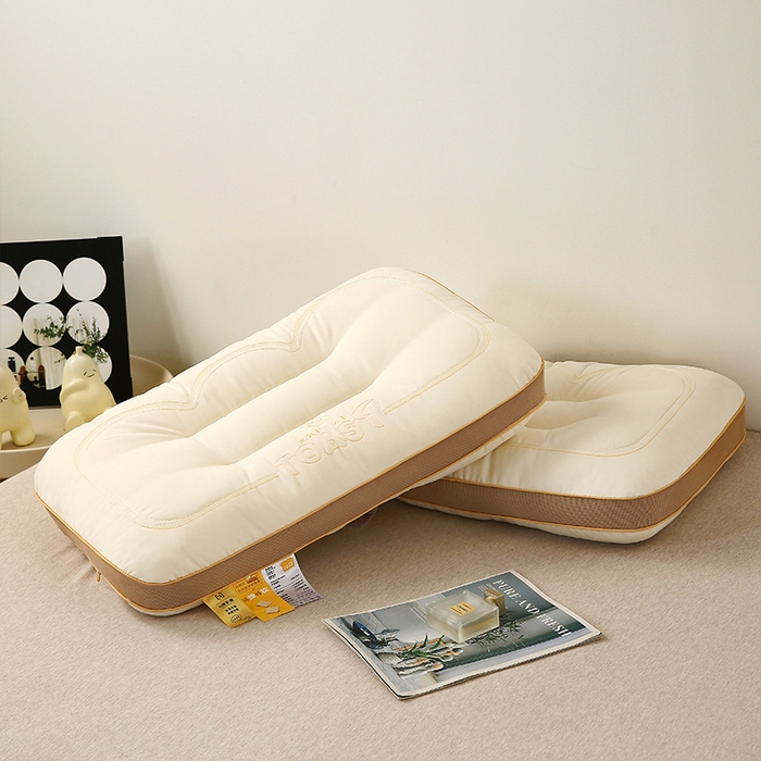 91家纺网 家纺一手货源 找家纺 （总）锦鲤枕芯 2023新款吐司面包枕芯护颈枕头48*74cm