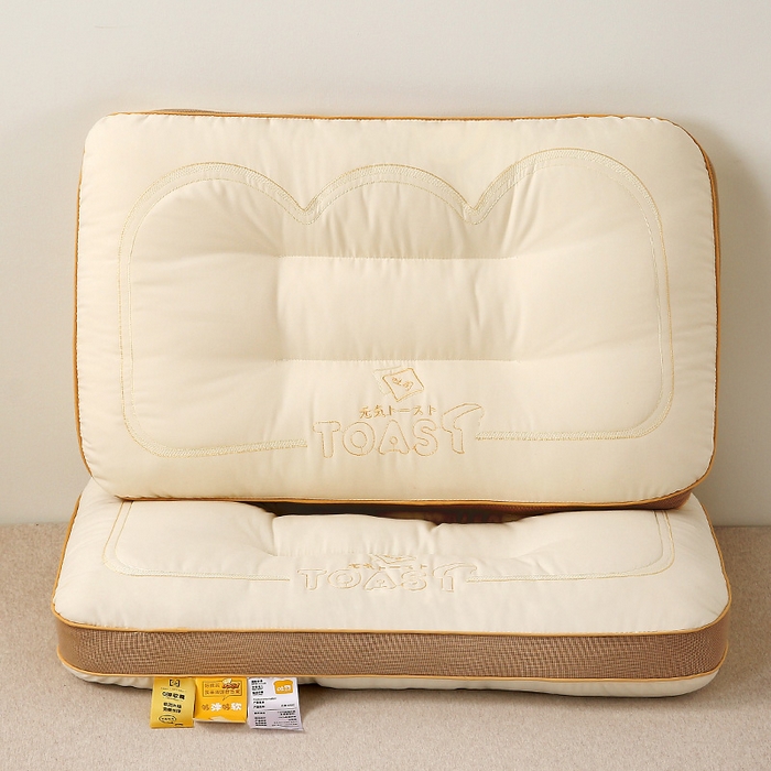 91家纺网 家纺一手货源 找家纺 （总）锦鲤枕芯 2023新款吐司面包枕芯护颈枕头48*74cm