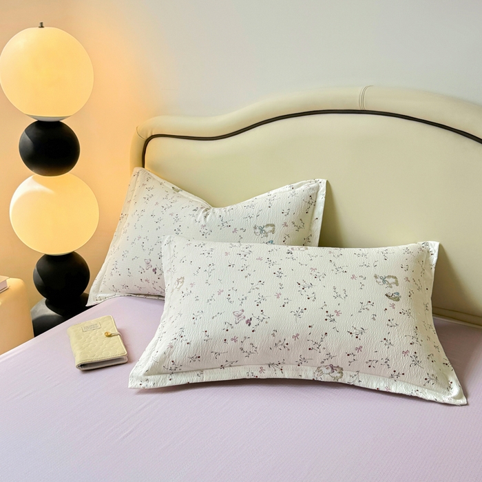 91家纺网 家纺一手货源 找家纺 鑫贝阳 2025新款A类亲肤邹邹纱冬被被子被芯 蜜芽兔