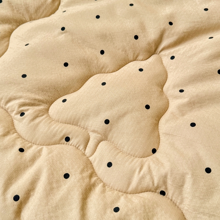 91家纺网 家纺一手货源 找家纺 鑫贝阳 2025新款A类亲肤邹邹纱冬被被子被芯 心动波点