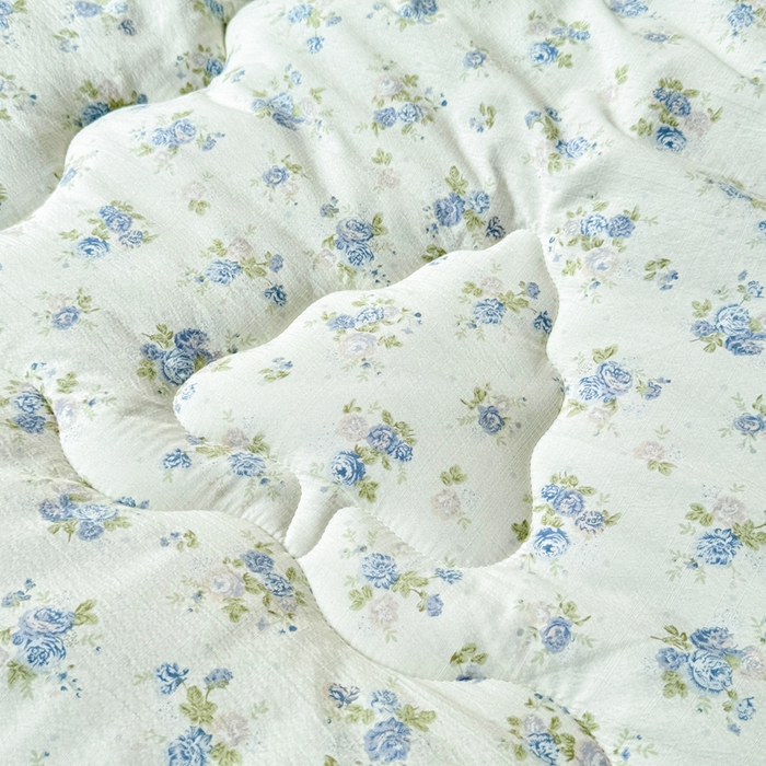 91家纺网 家纺一手货源 找家纺 鑫贝阳 2025新款A类亲肤邹邹纱冬被被子被芯 兰香入梦