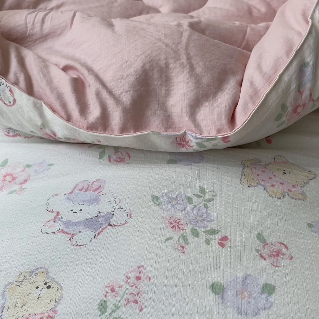 91家纺网 家纺一手货源 找家纺 鑫贝阳 2025新款A类亲肤邹邹纱冬被被子被芯 美娜