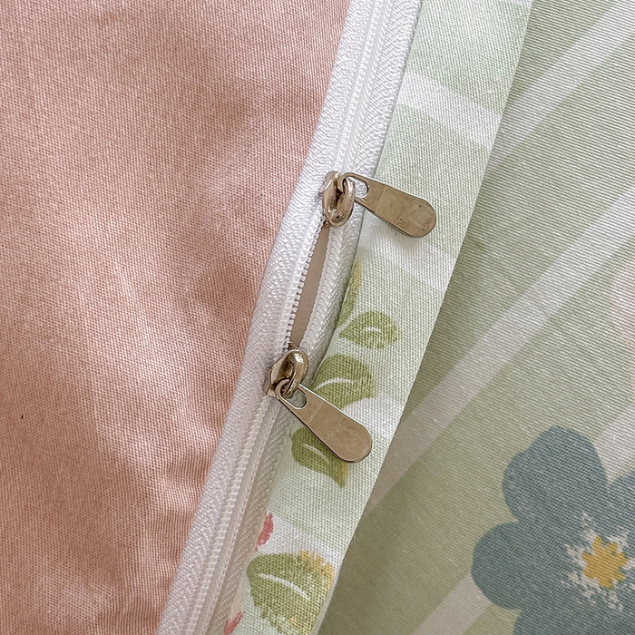 91家纺网 家纺一手货源 找家纺  宇彬家纺 2025直播新款13070全棉纯棉印花床单床笠款四件套和单被套一字绣工艺款 一字绣 清婉花语