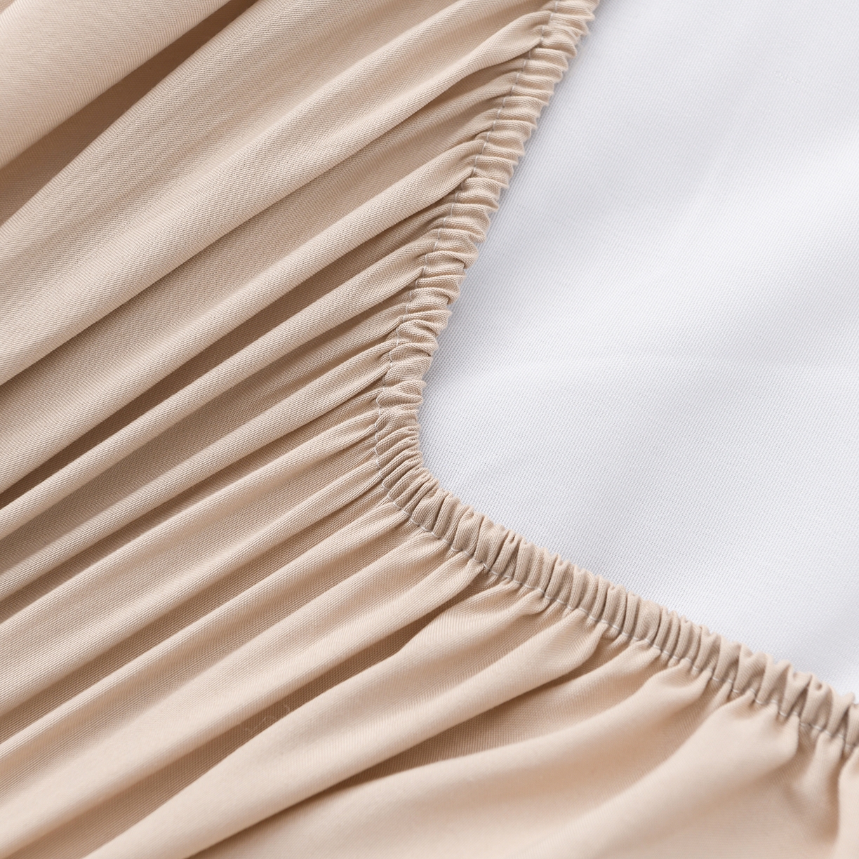 91家纺网 家纺一手货源 找家纺 推推家纺 2025新款A类水洗棉花边床笠单品床笠床笠单件 花边款玫瑰-卡其