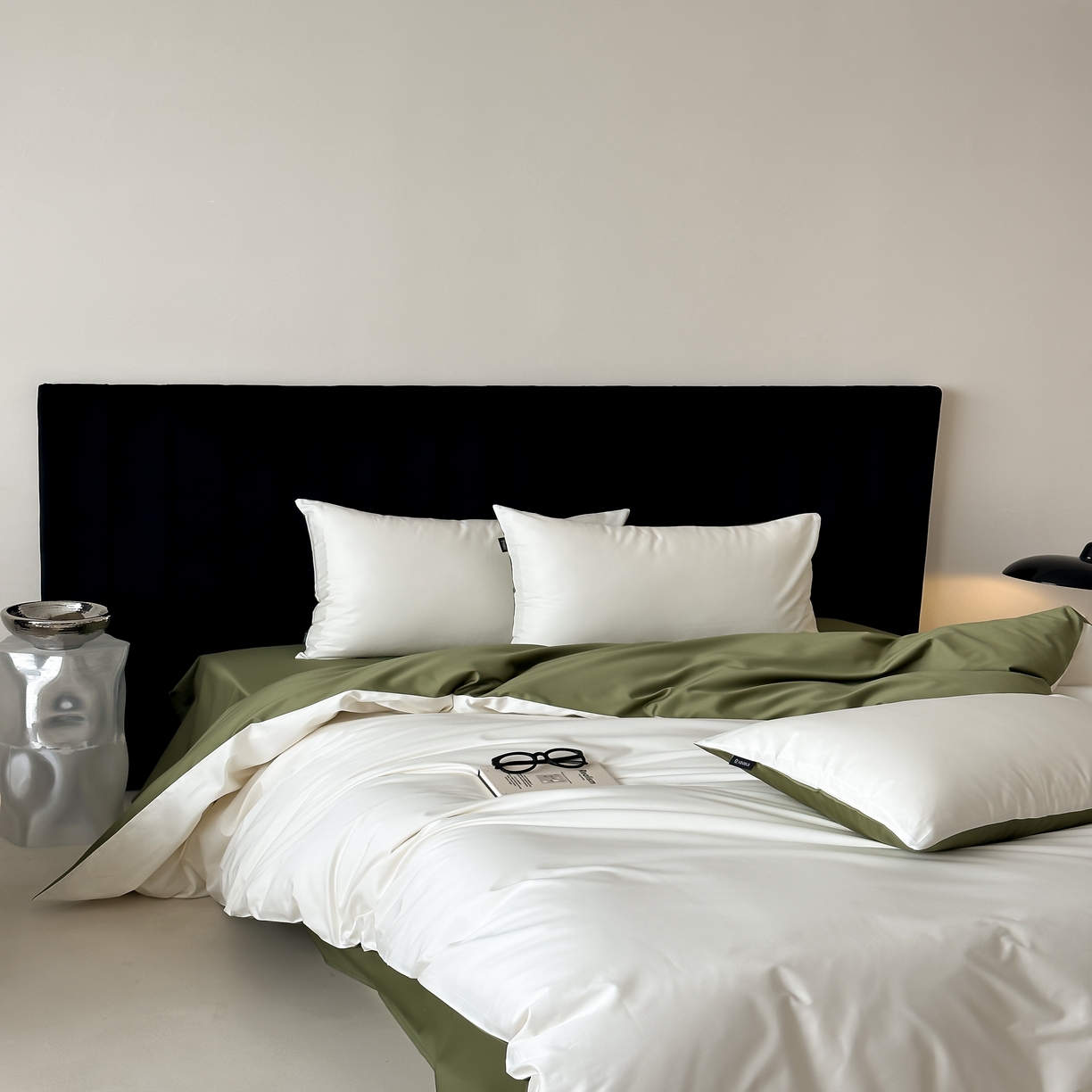 馨蕊家居 2025春夏新品100S高奢简约长绒棉系列-棉拾光（非会员+20） 控价：不低于218/248/268 棉拾光-灰湖绿