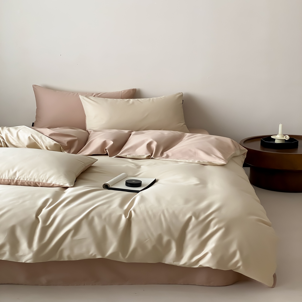 91家纺网 家纺一手货源 找家纺 馨蕊家居 2025春夏新品100S高奢简约长绒棉系列-棉拾光（非会员+20） 控价：不低于218/248/268 棉拾光-落日余光