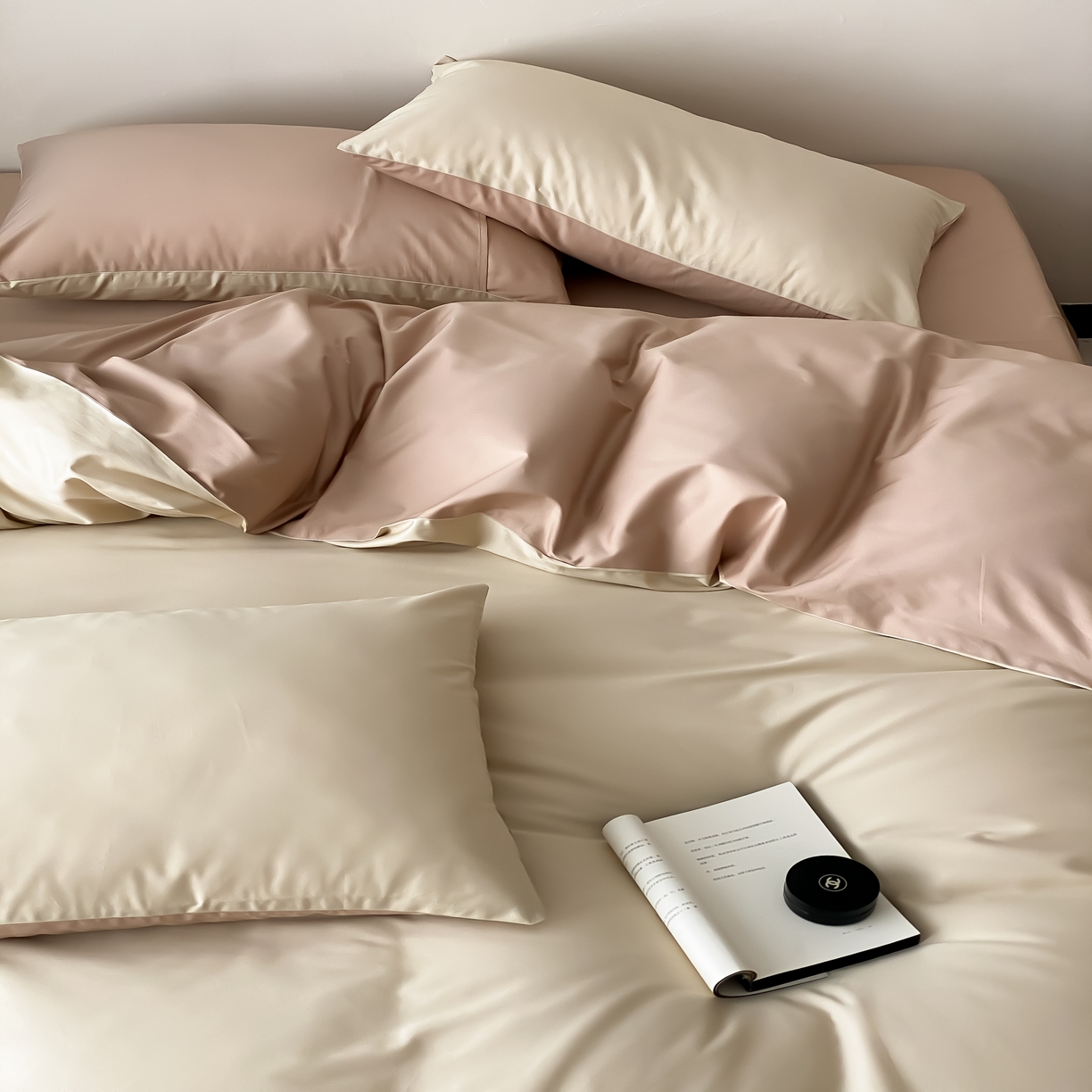 91家纺网 家纺一手货源 找家纺 馨蕊家居 2025春夏新品100S高奢简约长绒棉系列-棉拾光（非会员+20） 控价：不低于218/248/268 棉拾光-落日余光