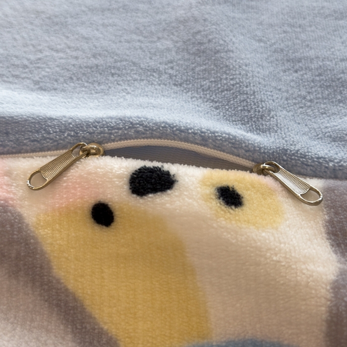 91家纺网 家纺一手货源 找家纺 丝羽坊 2025新款A类潮款加厚牛奶绒四件套 蓝调汪汪