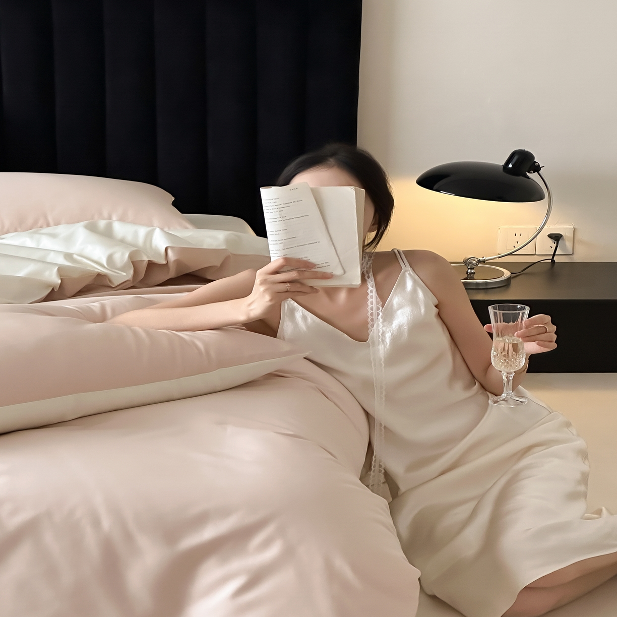 91家纺网 家纺一手货源 找家纺 馨蕊家居 2025春夏新品100S高奢简约长绒棉系列-棉拾光（非会员+20） 控价：不低于218/248/268 棉拾光-奶油杏