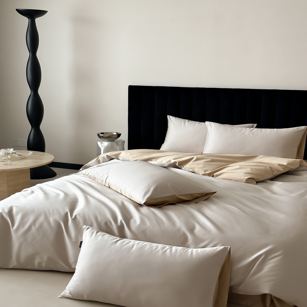 91家纺网 家纺一手货源 找家纺 馨蕊家居 2025春夏新品100S高奢简约长绒棉系列-棉拾光（非会员+20） 控价：不低于218/248/268 棉拾光-松栗