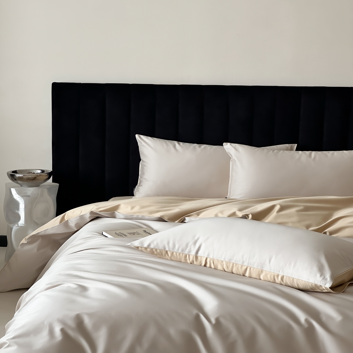 91家纺网 家纺一手货源 找家纺 馨蕊家居 2025春夏新品100S高奢简约长绒棉系列-棉拾光（非会员+20） 控价：不低于218/248/268 棉拾光-松栗