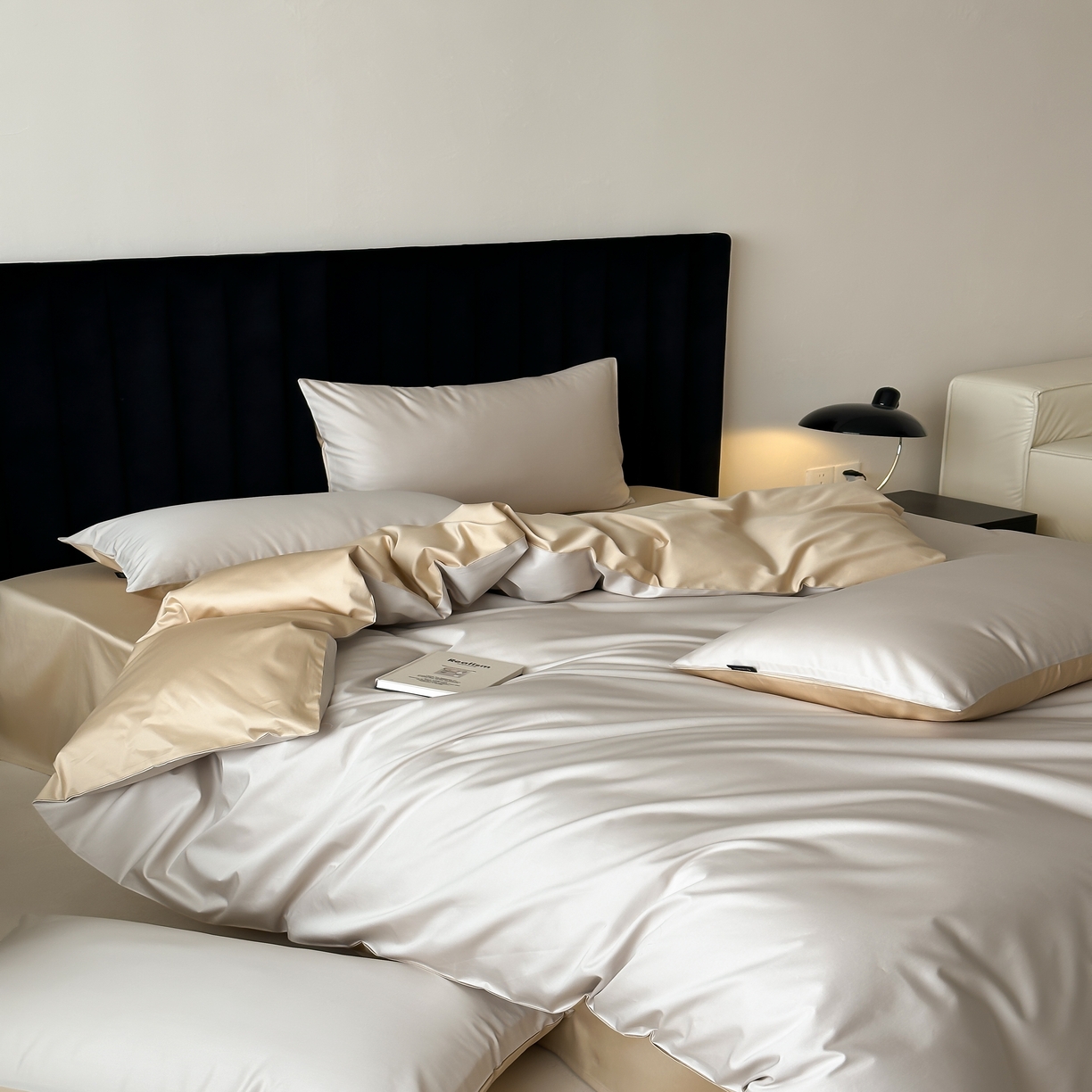 91家纺网 家纺一手货源 找家纺 馨蕊家居 2025春夏新品100S高奢简约长绒棉系列-棉拾光（非会员+20） 控价：不低于218/248/268 棉拾光-松栗