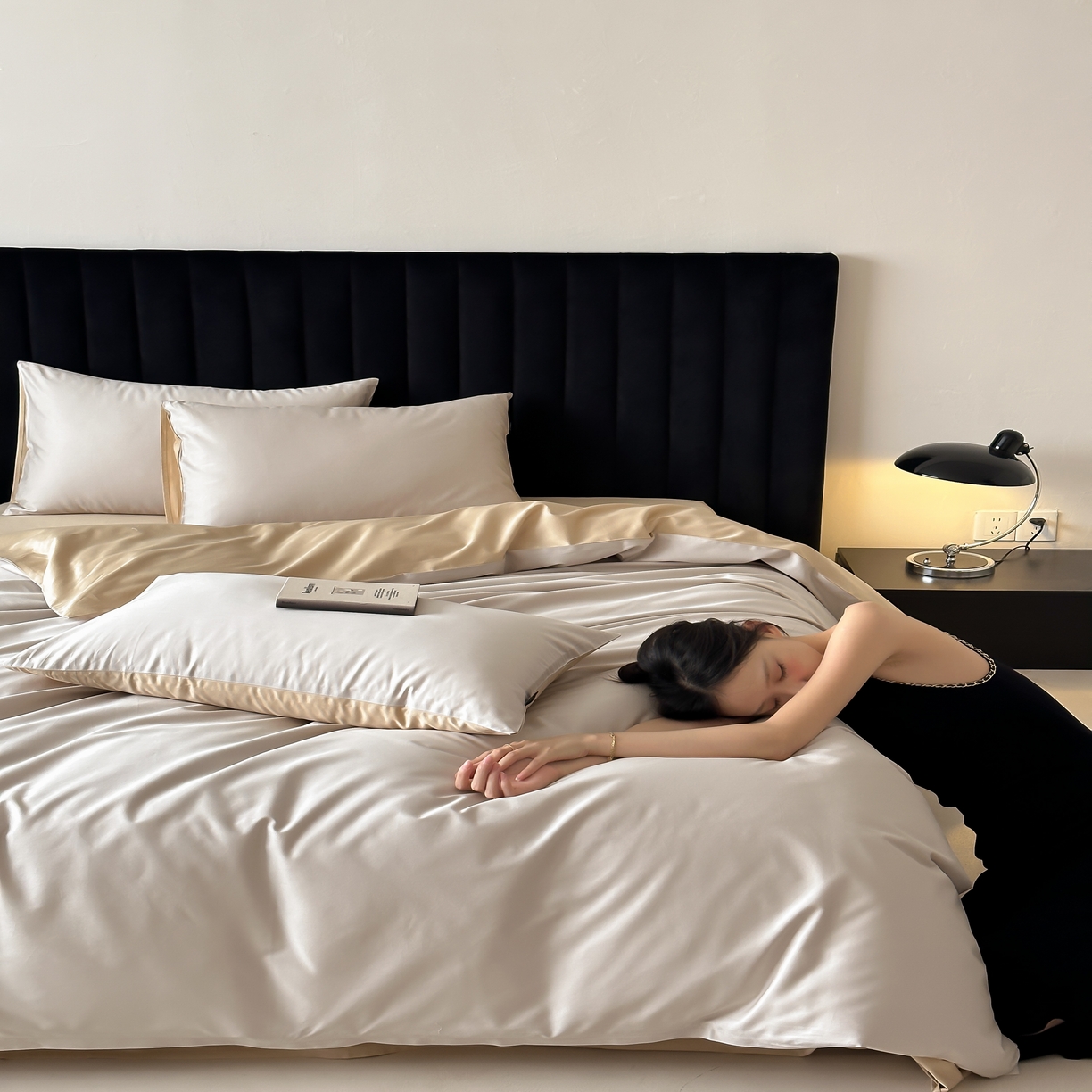 91家纺网 家纺一手货源 找家纺 馨蕊家居 2025春夏新品100S高奢简约长绒棉系列-棉拾光（非会员+20） 控价：不低于218/248/268 棉拾光-松栗