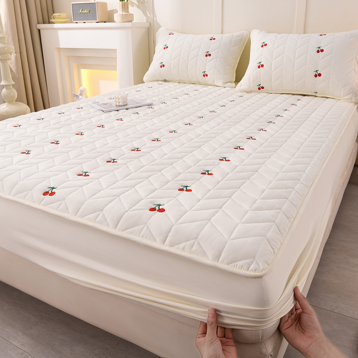 91家纺网 家纺一手货源 找家纺 （总）推推家纺 2025新款A类水洗棉床笠单品床笠床笠单件