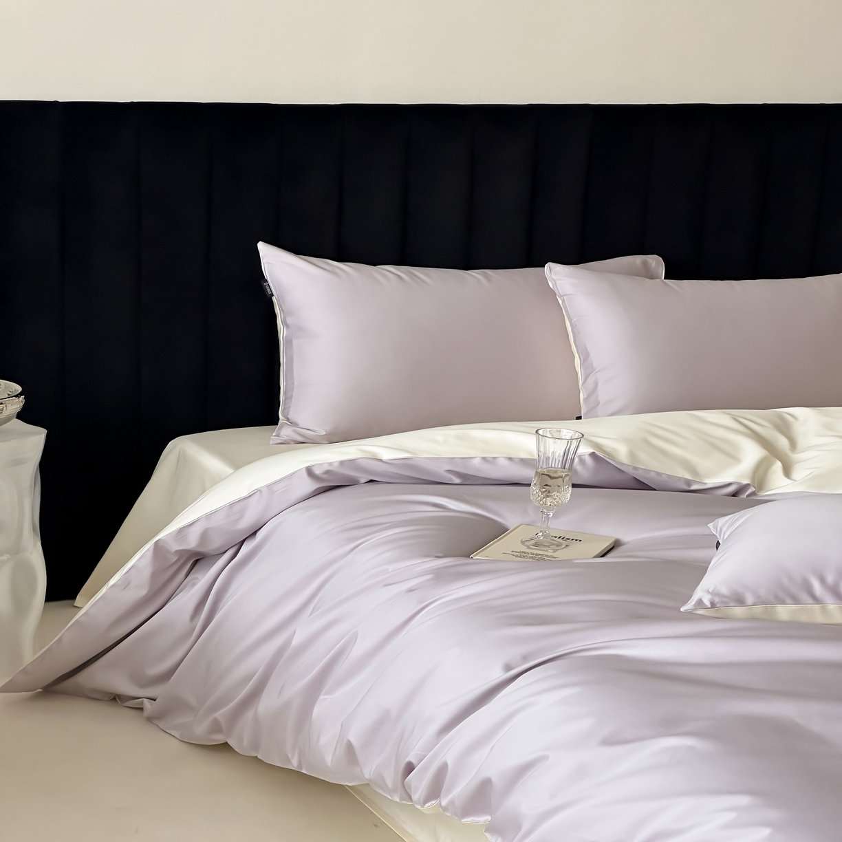 馨蕊家居 2025春夏新品100S高奢简约长绒棉系列-棉拾光（非会员+20） 控价：不低于218/248/268 棉拾光-婉若紫