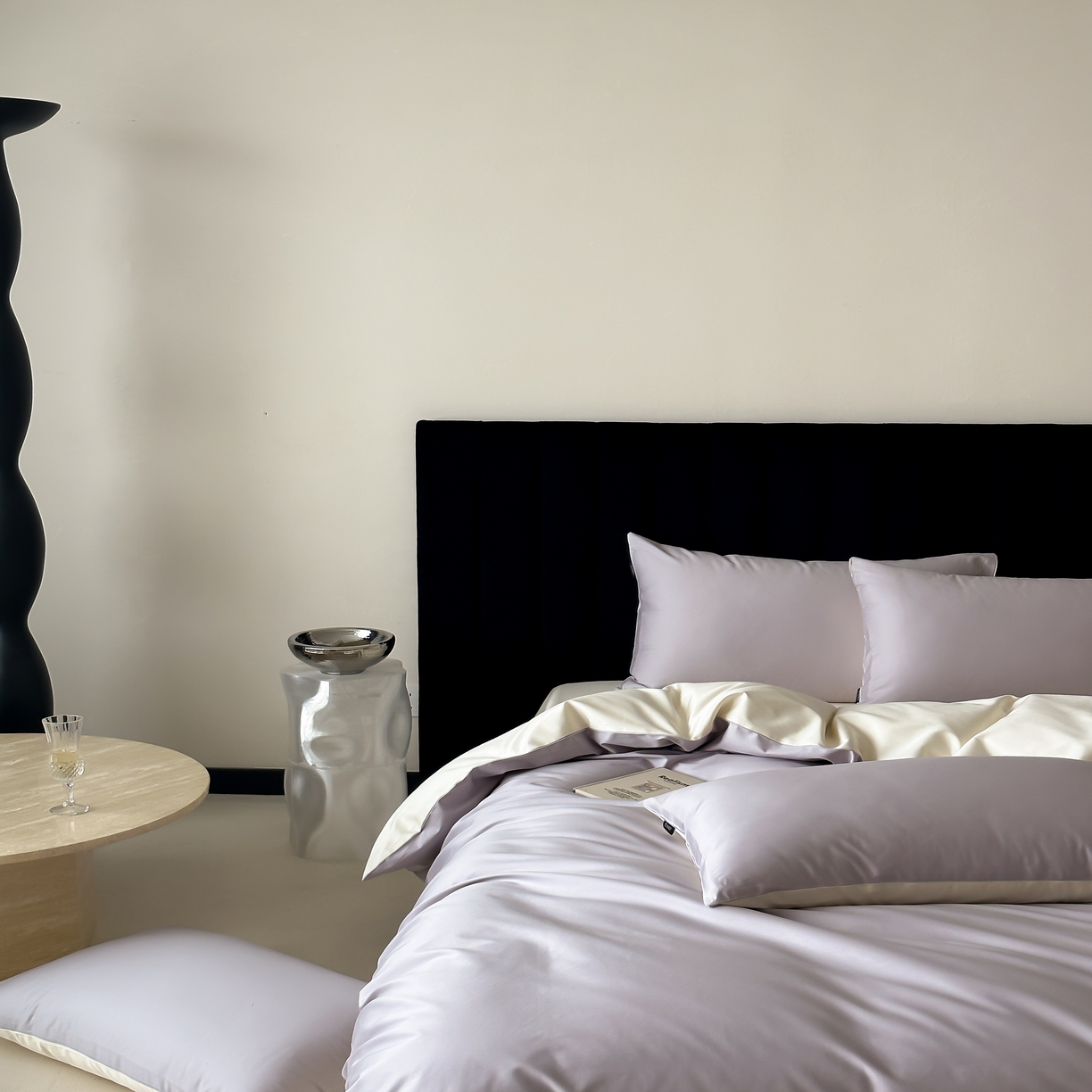 91家纺网 家纺一手货源 找家纺 馨蕊家居 2025春夏新品100S高奢简约长绒棉系列-棉拾光（非会员+20） 控价：不低于218/248/268 棉拾光-婉若紫