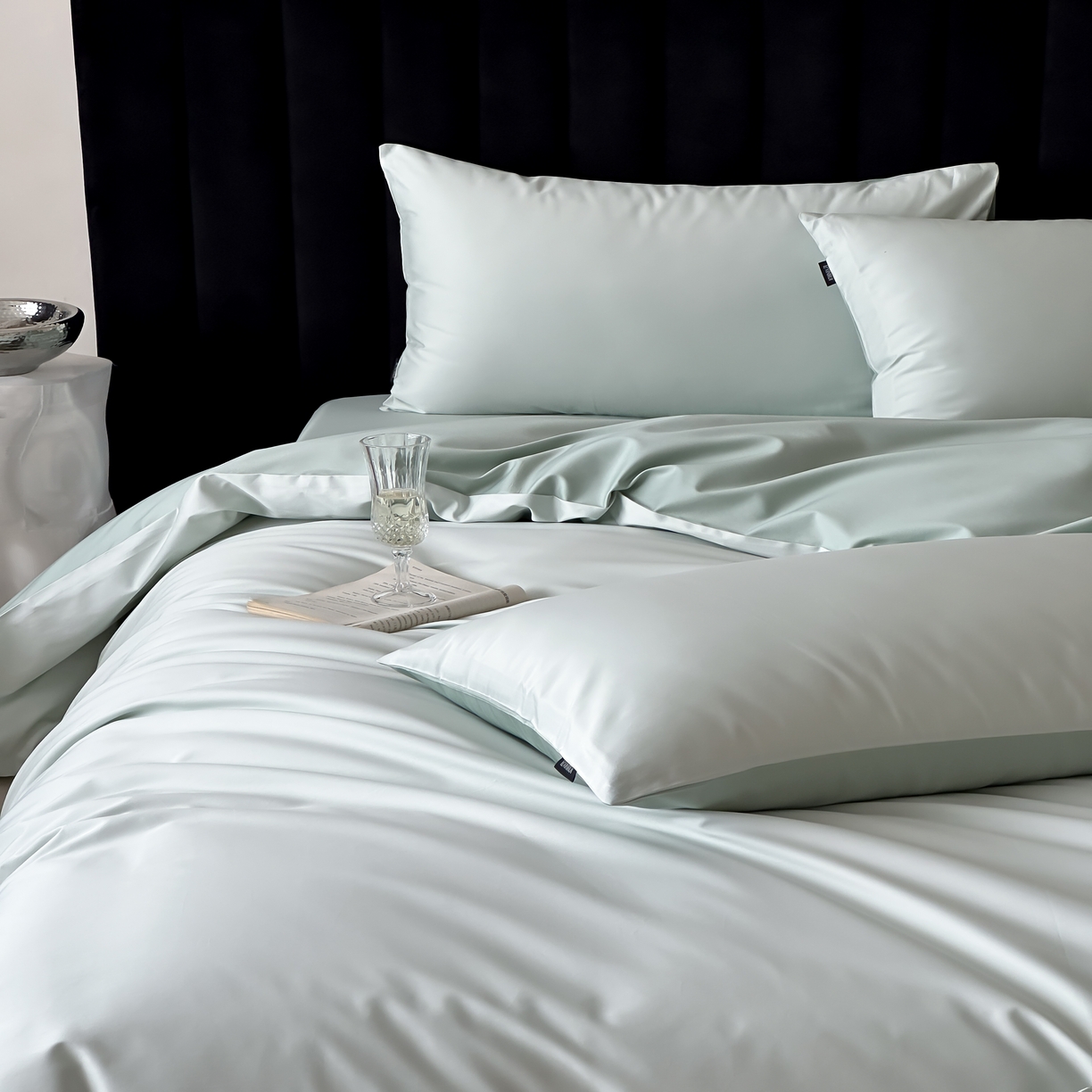 91家纺网 家纺一手货源 找家纺 馨蕊家居 2025春夏新品100S高奢简约长绒棉系列-棉拾光（非会员+20） 控价：不低于218/248/268 棉拾光-香草青提