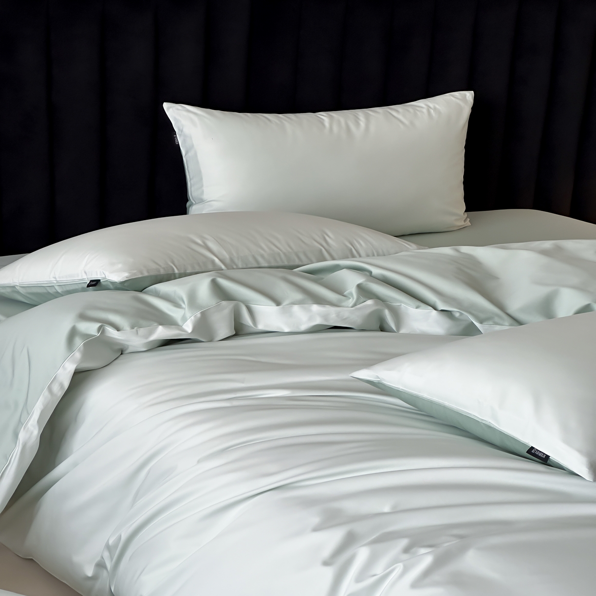 91家纺网 家纺一手货源 找家纺 馨蕊家居 2025春夏新品100S高奢简约长绒棉系列-棉拾光（非会员+20） 控价：不低于218/248/268 棉拾光-香草青提