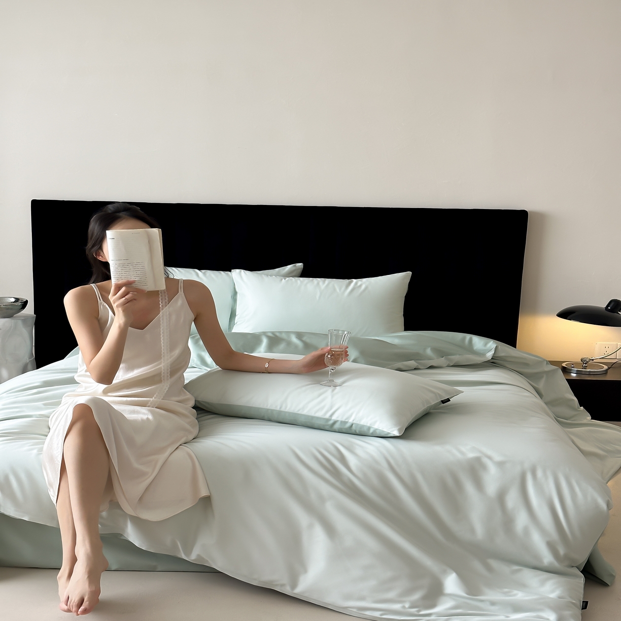 91家纺网 家纺一手货源 找家纺 馨蕊家居 2025春夏新品100S高奢简约长绒棉系列-棉拾光（非会员+20） 控价：不低于218/248/268 棉拾光-香草青提