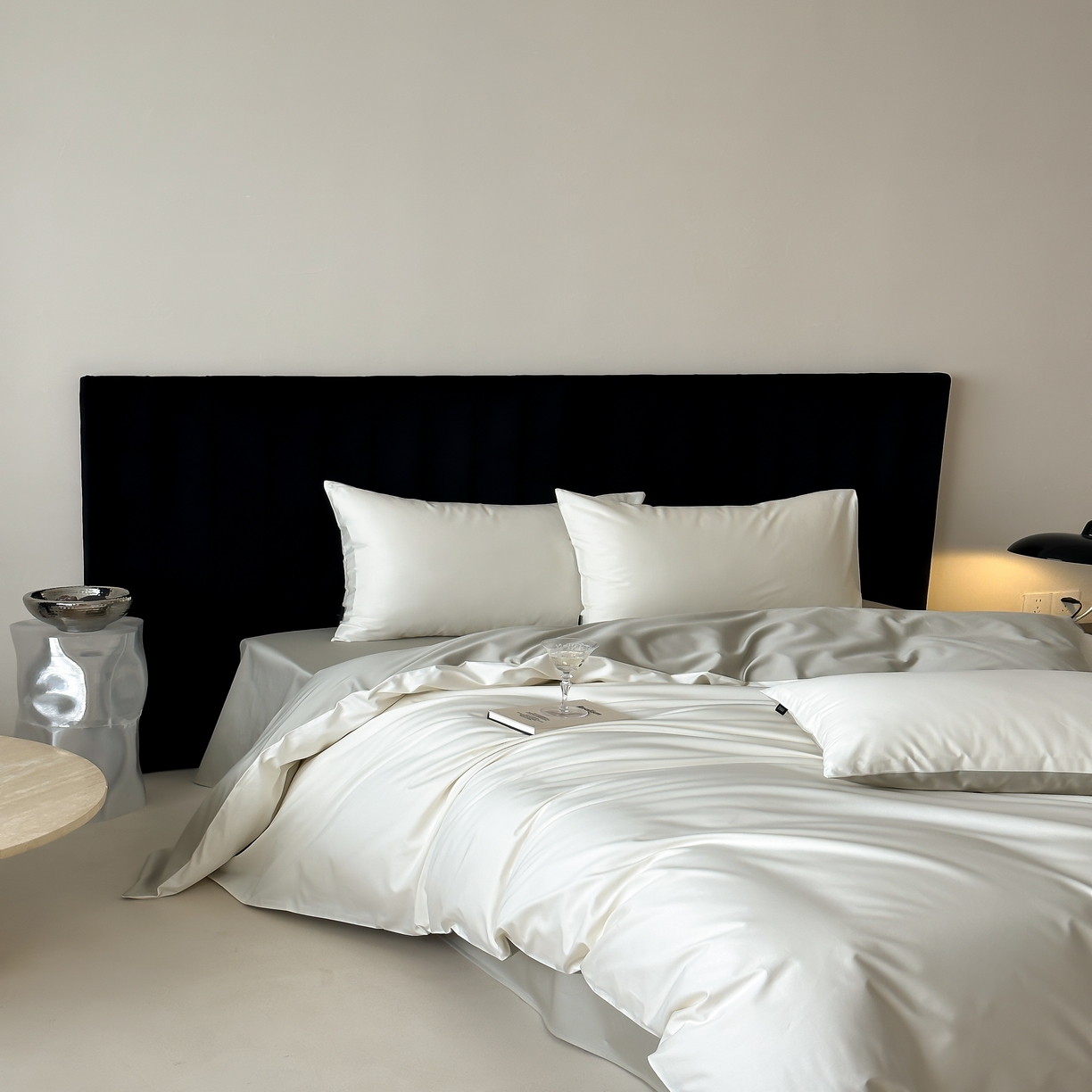 91家纺网 家纺一手货源 找家纺 馨蕊家居 2025春夏新品100S高奢简约长绒棉系列-棉拾光（非会员+20） 控价：不低于218/248/268 棉拾光-元气白桃