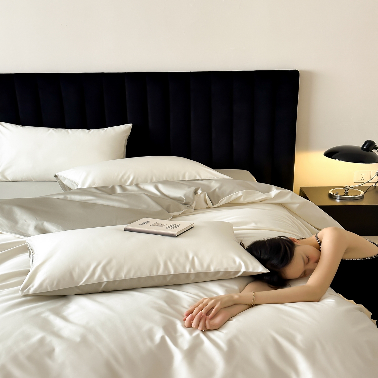 91家纺网 家纺一手货源 找家纺 馨蕊家居 2025春夏新品100S高奢简约长绒棉系列-棉拾光（非会员+20） 控价：不低于218/248/268 棉拾光-元气白桃