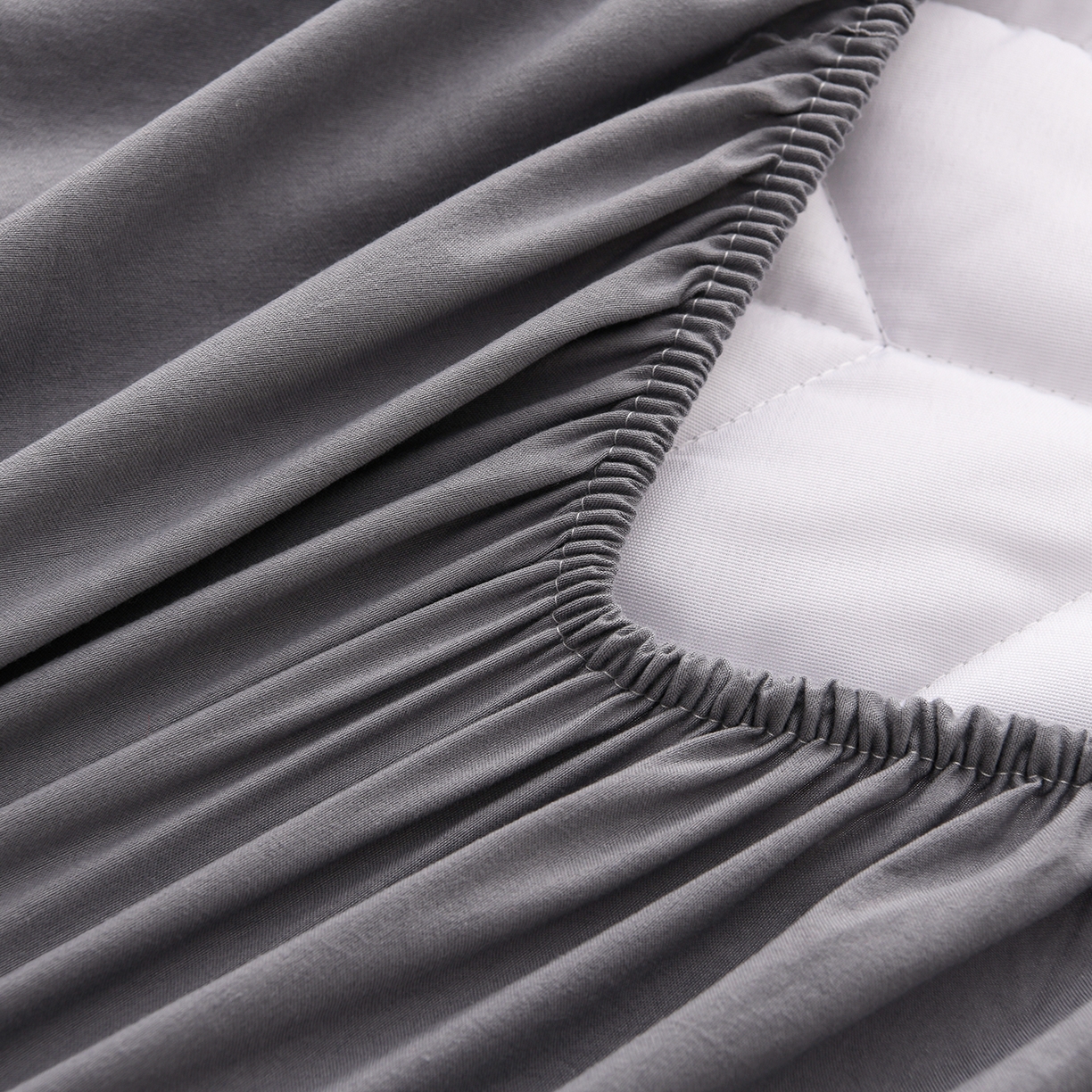 91家纺网 家纺一手货源 找家纺 推推家纺 2025新款A类水洗棉床笠单品床笠床笠单件 可爱熊-卡深灰