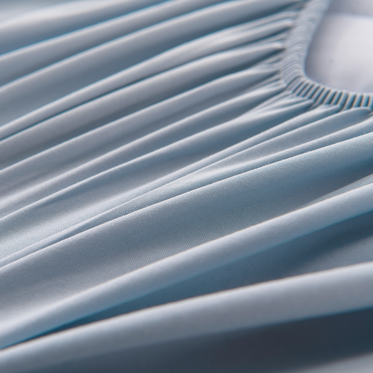 91家纺网 家纺一手货源 找家纺 推推家纺 2025新款A类水洗棉床笠单品床笠床笠单件 樱桃-蓝色